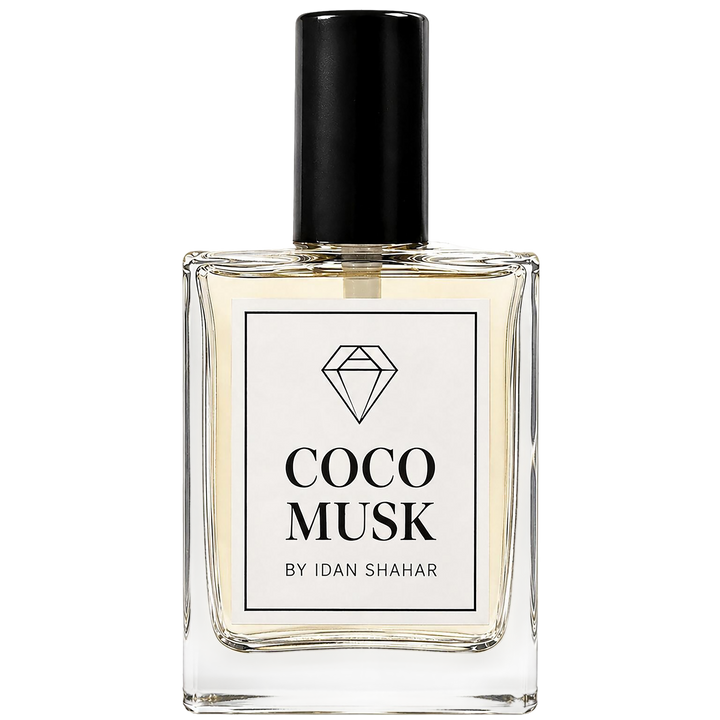 BY IDAN SHAHAR Coco Musk Eau de Parfum - בקבוק בושם ישראלי מאסקי קרמי עם קוקוס, חלב, אמברוקסן ואיזו אי סופר