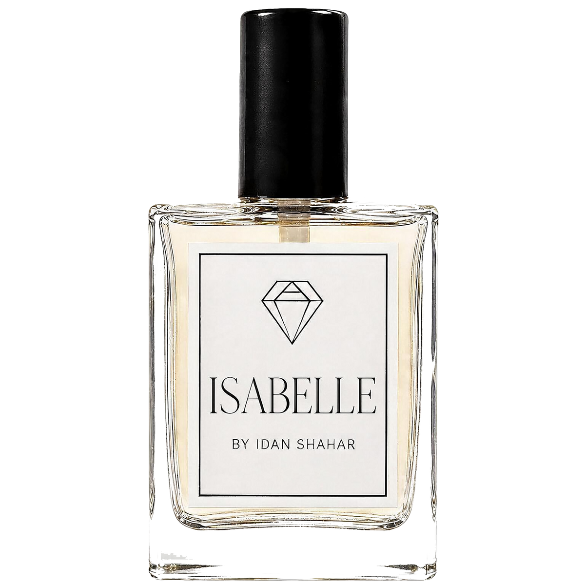 BY IDAN SHAHAR Isabelle Eau de Parfum - בושם פרחוני-פודרתי עם אפרסק, פריחת תפוז, איריס, לבנדר, מאסק, וניל וקשמיר. ניחוח נשי, נקי ואלגנטי.