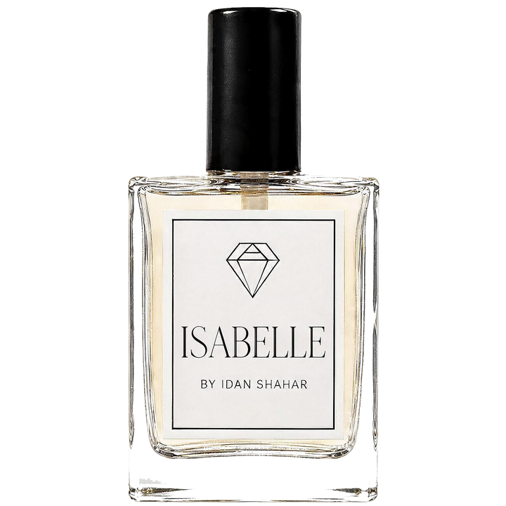 BY IDAN SHAHAR Isabelle Eau de Parfum - בקבוק בושם נשי ישראלי פרחוני פודרתי עם ורד, איריס, וניל ומאסק