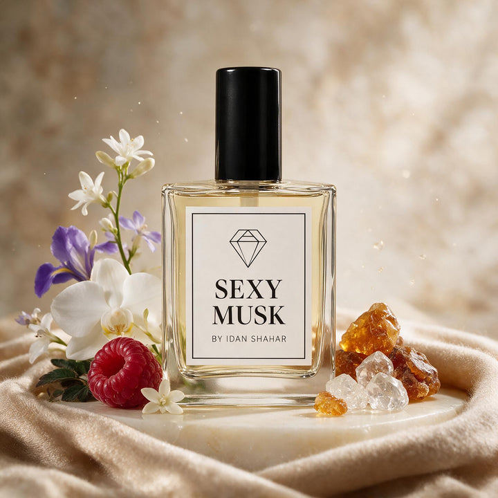 BY IDAN SHAHAR Sexy Musk Eau de Parfum - בושם נישה יוניסקס עם פטל, פרחים ומאסק לבן