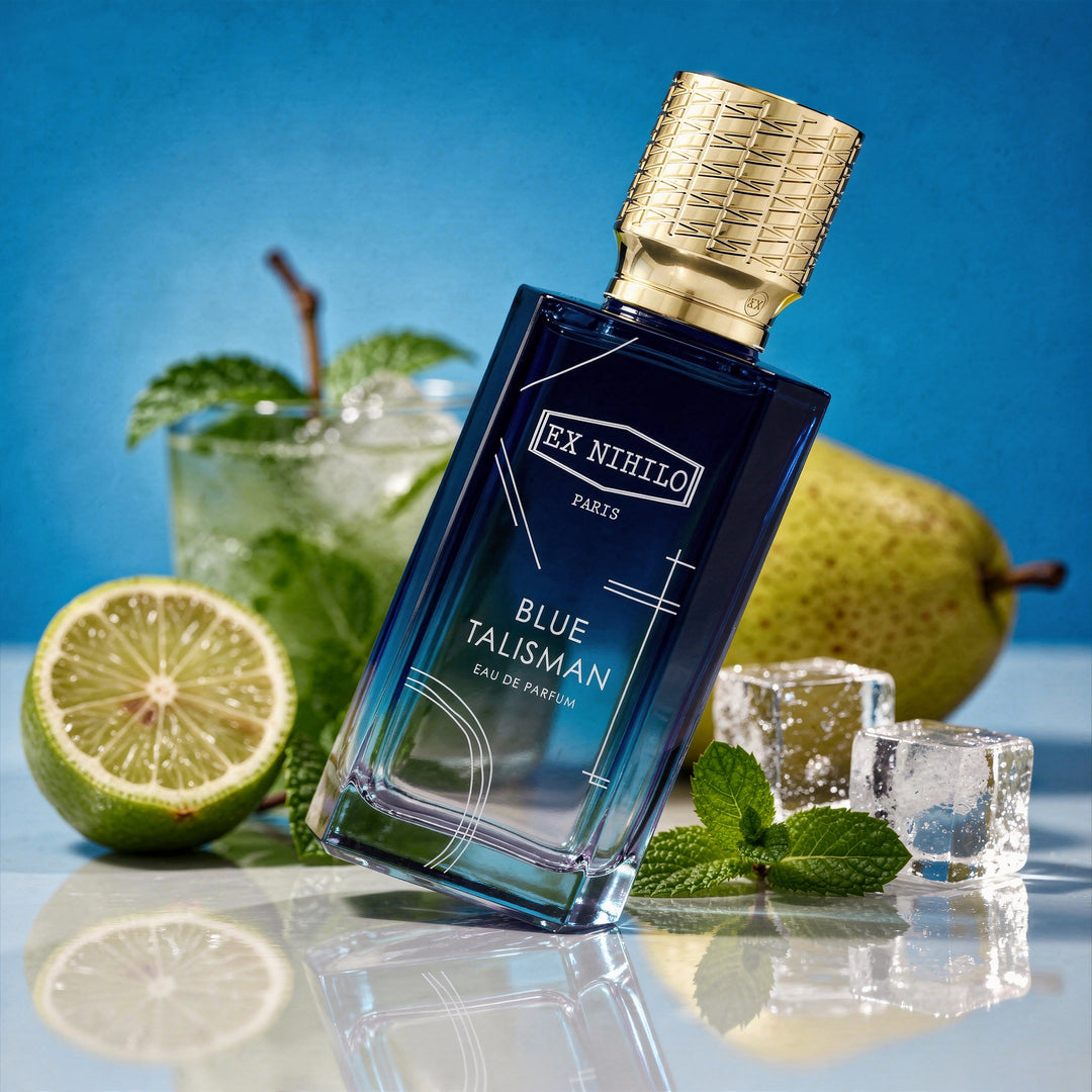 EX NIHILO Blue Talisman Eau de Parfum בושם יוניסקס יוקרתי עם אגס וברגמוט