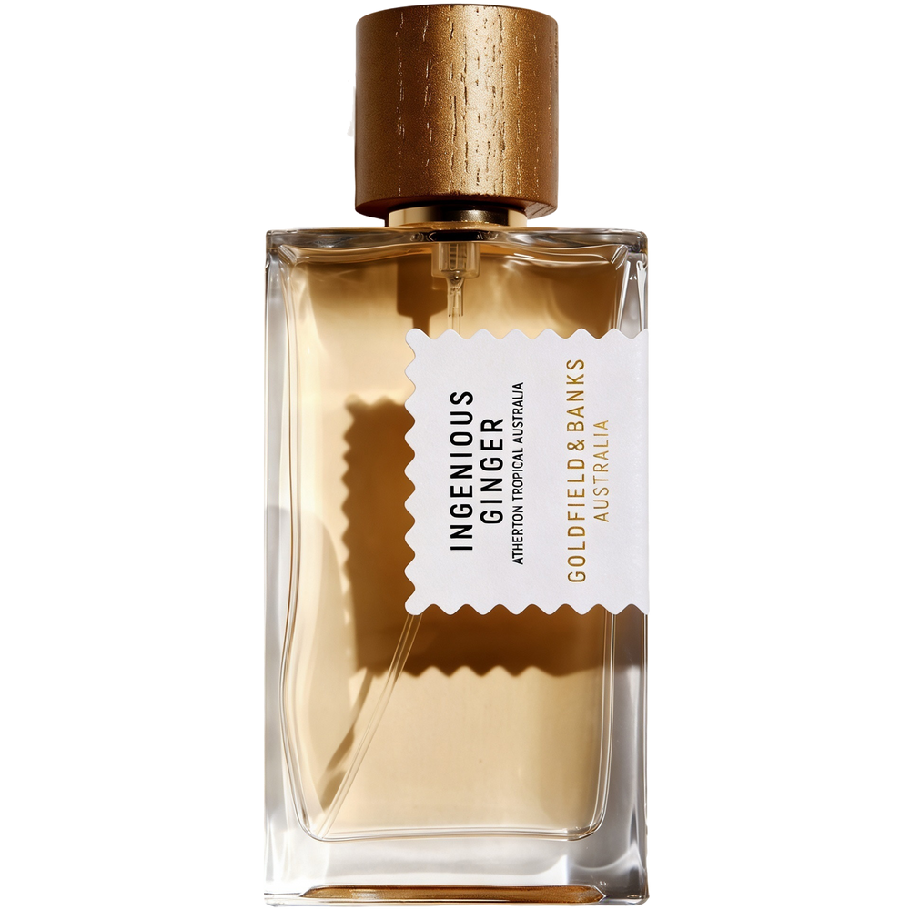 בקבוק GOLDFIELD & BANKS Ingenious Ginger Eau de Parfum - בושם נישה אוסטרלי, דוגמיות בשמים ודיקנטים