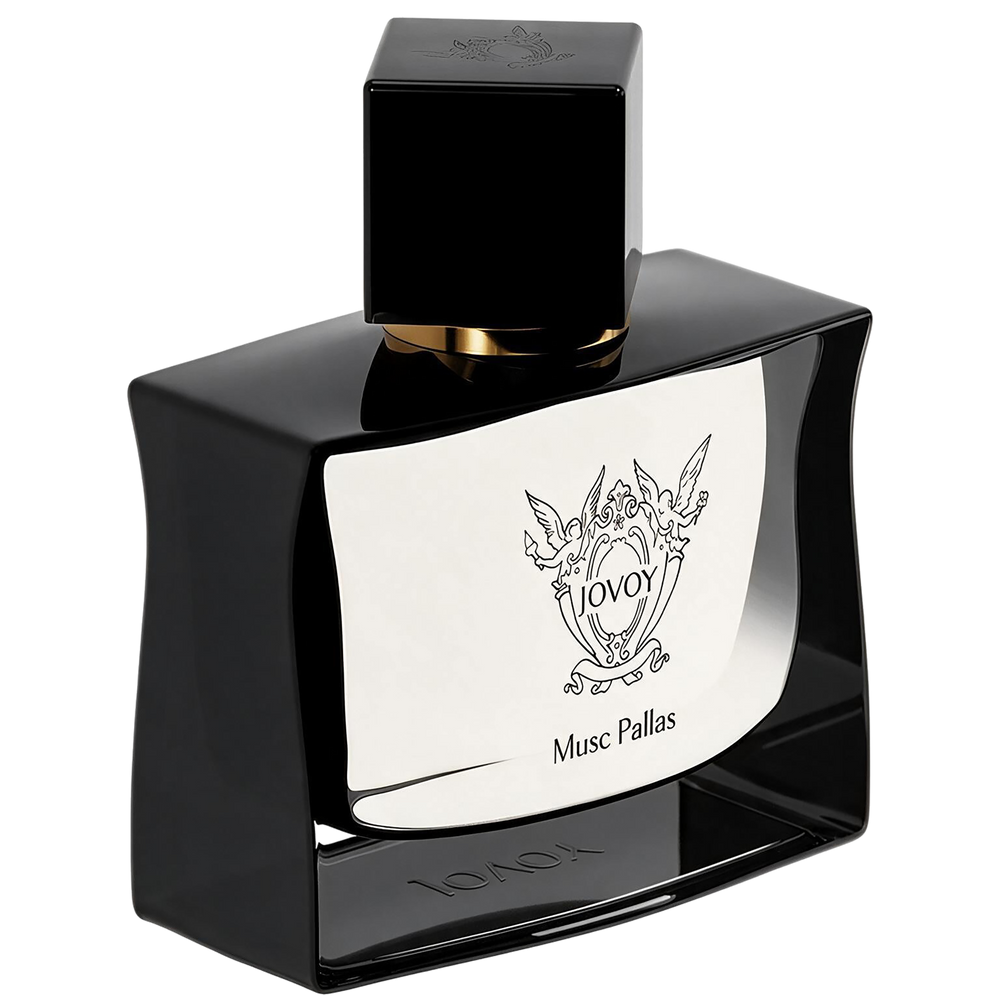 בקבוק JOVOY Musc Pallas Eau de Parfum - בושם נישה צרפתי יוניסקס עם מאסק, אמברט, איריס וטונקה - דוגמיות ודיקנטים בישראל