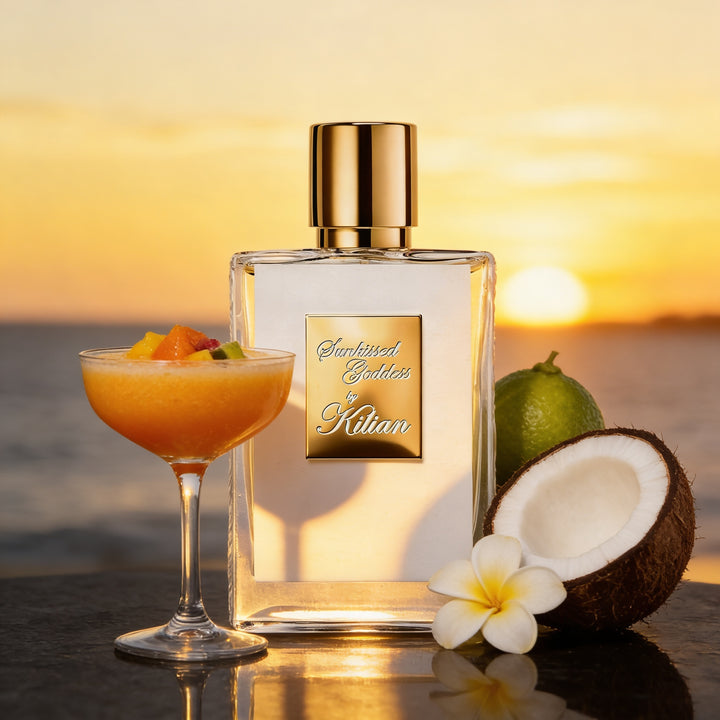 KILIAN Sunkissed Goddess Eau de Parfum בושם קיץ יוקרתי | Luxury summer fragrance with coconut and tiare flower