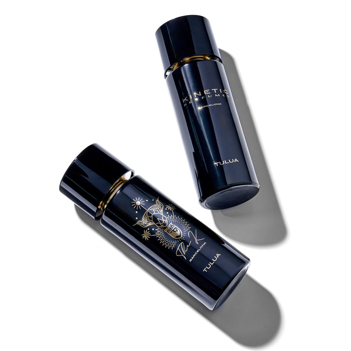 KINETIC PERFUMES Tulua Extrait de Parfum bottles