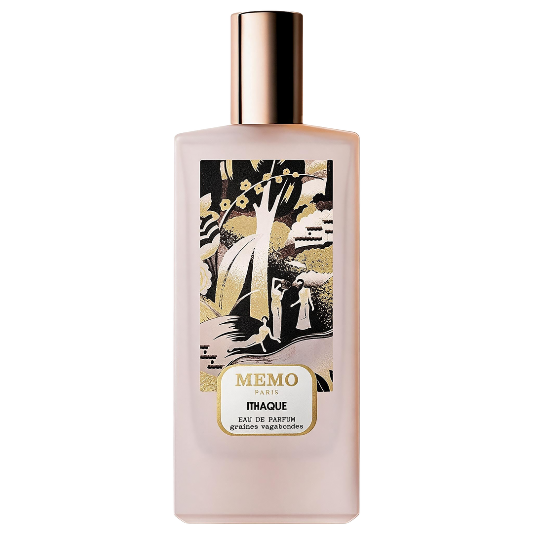 Memo Paris Ithaque Eau de Parfum – ממו פריז איתאק בושם נישה יוניסקס עם ברגמוט, תפוז מר, מנדרינה, פלפלים, דומדמניות, פטל, יסמין, ארז ופצ׳ולי