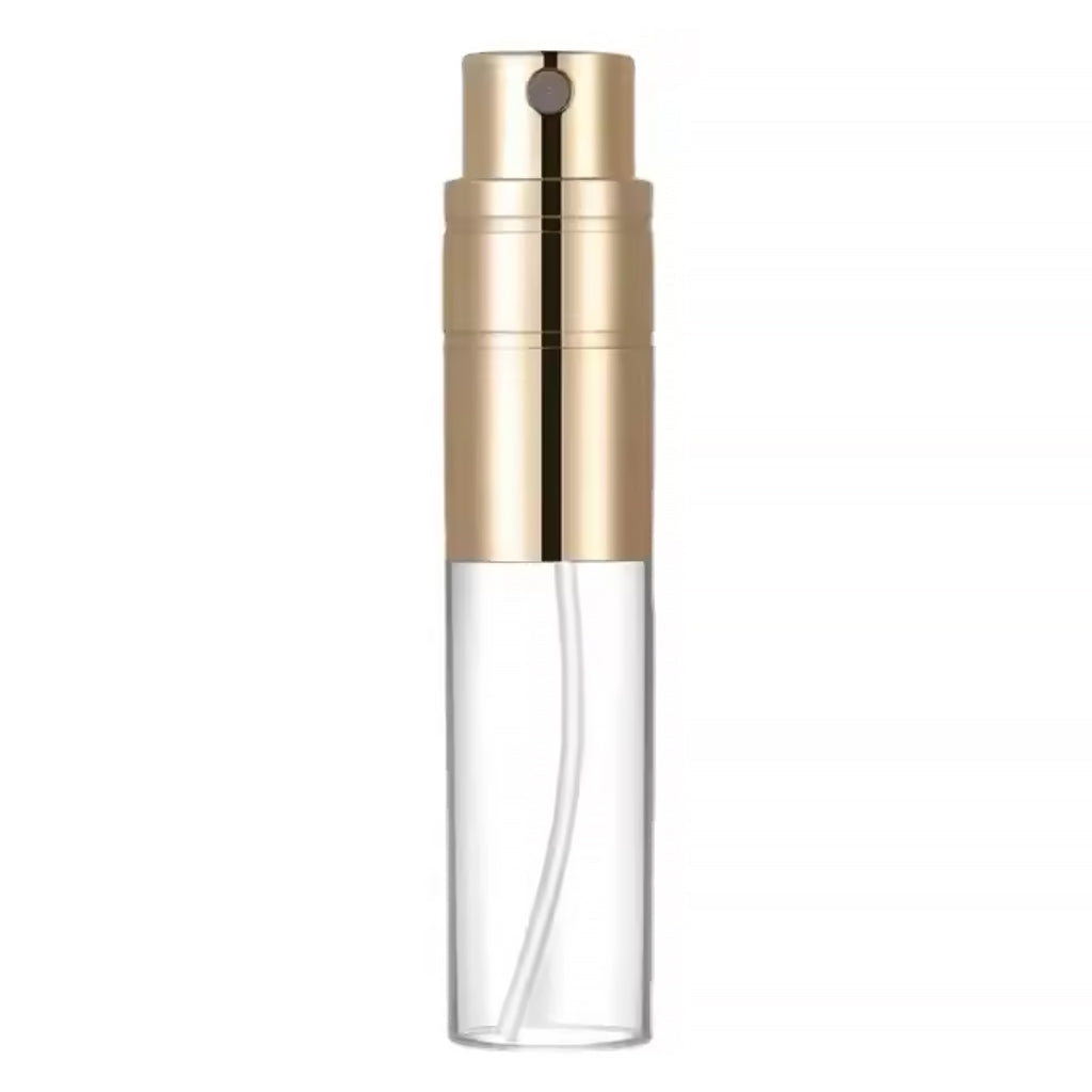 Portable Empty Travel Refillable Bottle With Sprayer Luxury Leather 5ml