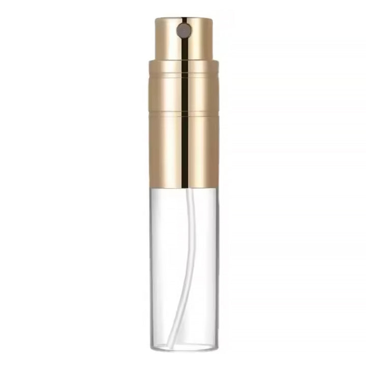 Portable Empty Travel Refillable Bottle With Sprayer Luxury Leather 5ml