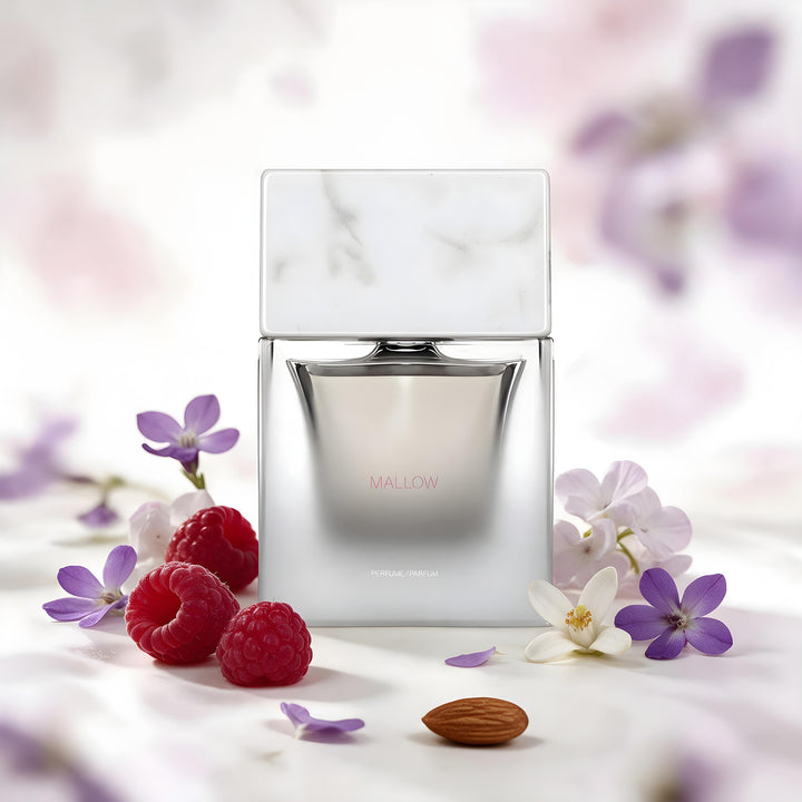 SORA DORA Mallow Parfum בושם נישה עם פטל וסיגלית - דיקנטים ודוגמיות Perfume Bar Privé