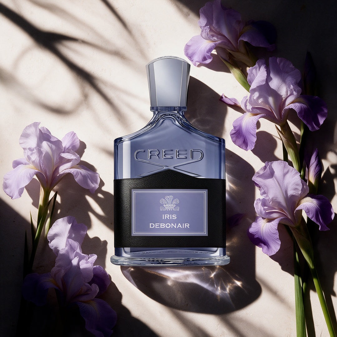 CREED Iris Debonair Eau de Parfum עם פרחי איריס - בושם קריד, דוגמיות ודיקנטים