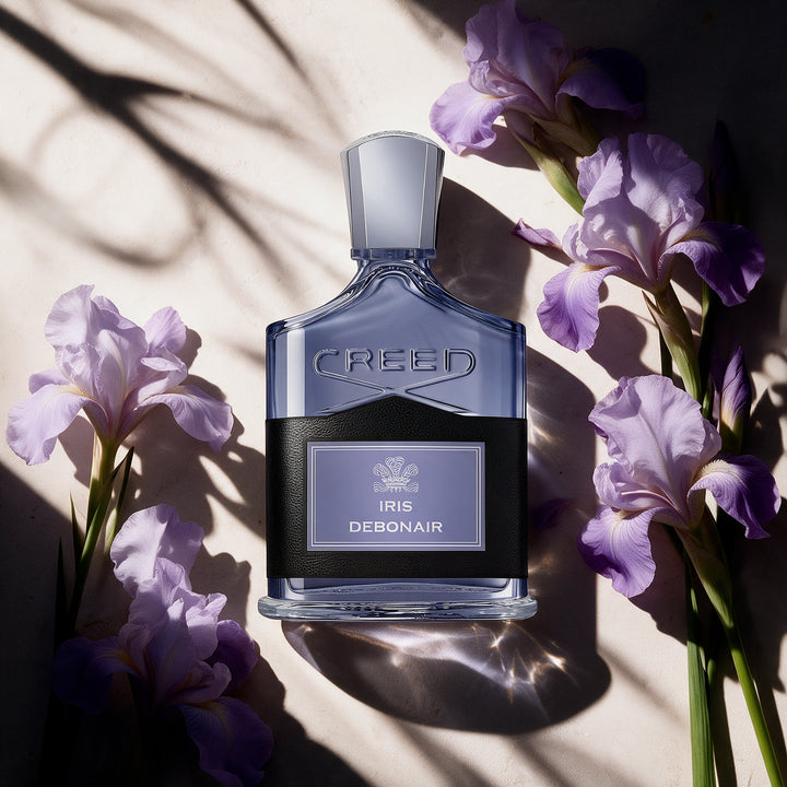 CREED Iris Debonair Eau de Parfum עם פרחי איריס - בושם קריד, דוגמיות ודיקנטים