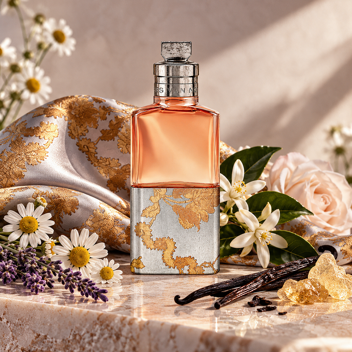 DRIES VAN NOTEN Camomille Satin Eau de Parfum with chamomile, lavender, orange blossom, rose and vanilla