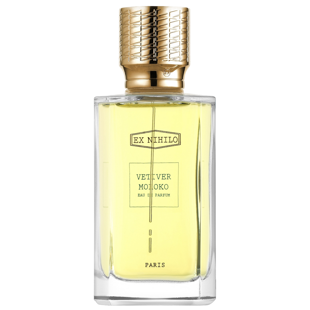 EX NIHILO Vetiver Moloko Eau de Parfum באווירה אלגנטית של אור וצל