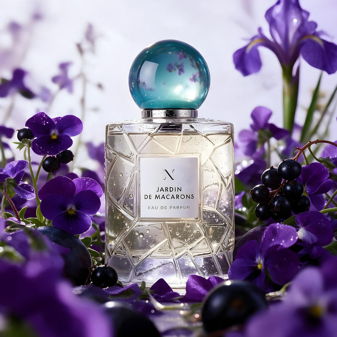 LES SOEURS DE NOE Jardin De Macarons Eau de Parfum עם סיגליות, קסיס ושזיף שחור