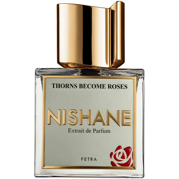 בקבוק NISHANE Thorns Become Roses Extrait de Parfum - דוגמיות בשמים ודיקנטים