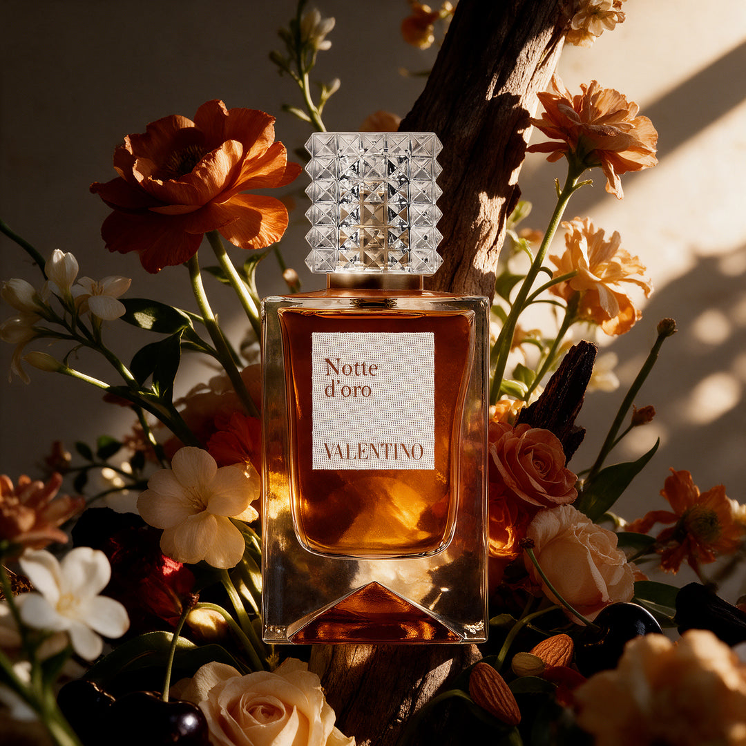 VALENTINO Notte D'Oro Parfum - בושם יוניסקס יוקרתי בניחוח אוד ושקד